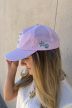 Seas The Day Seersucker Hat