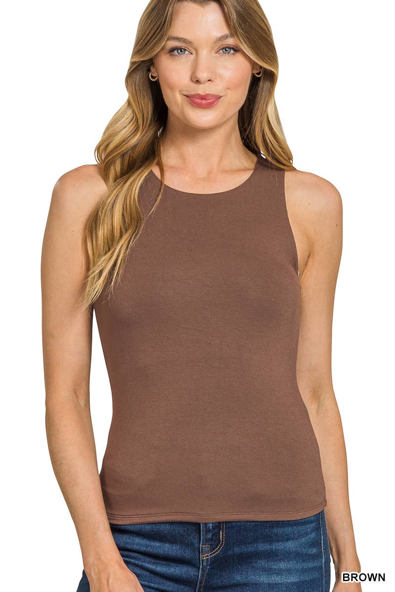 ',..Premium Rayon Double Layered  Tank Top