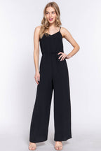 0415 Washed Woven Cami Jumpsuit SI-24579