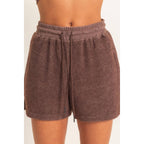 Contrast Sweatshirt & Shorts Set