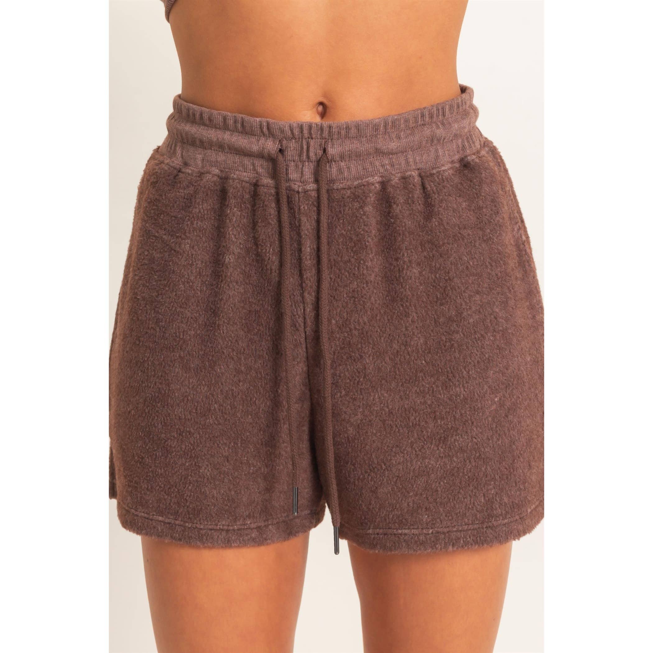 Contrast Sweatshirt & Shorts Set