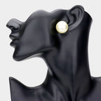 20mm Pearl stud earrings