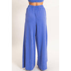 Wide Leg Mineral Wash Pants
