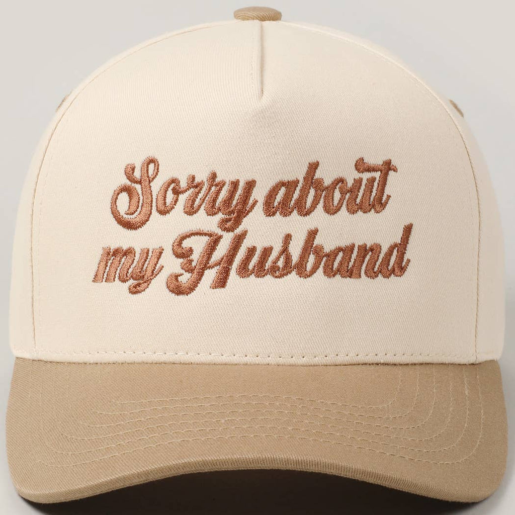 Sorry About My Husband Cap
