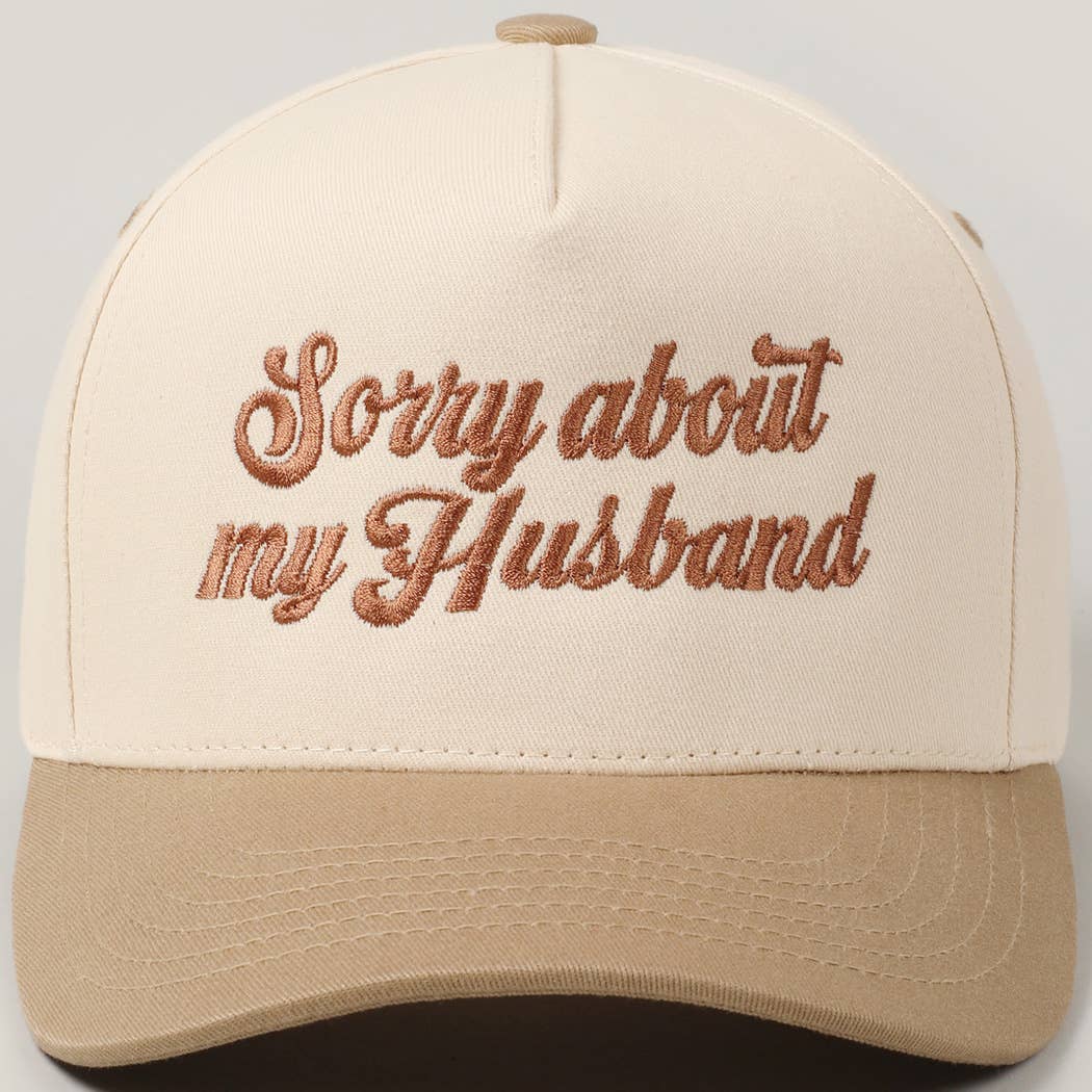 Sorry About My Husband Cap