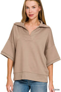 Scuba Collared Short Sleeve Pullover
