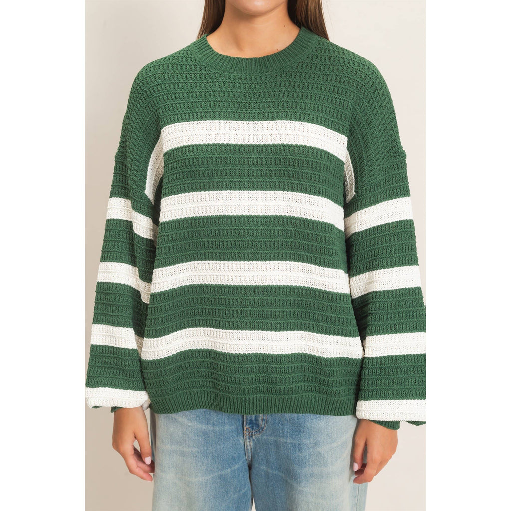 Striped Oversized Sweater