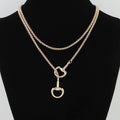 Polished Toggle Loop Box Chain Necklace