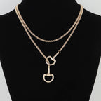 Polished Toggle Loop Box Chain Necklace