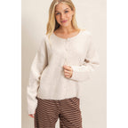 Ribbed Cardigan