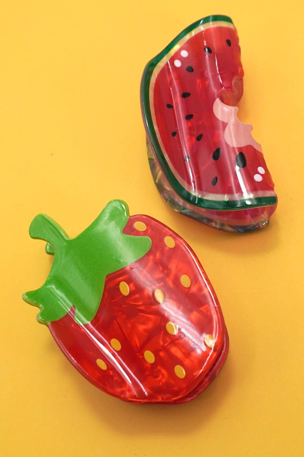 Large Strawberry Hair Clip