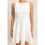 Sleeveless Fit And Flare Dress
