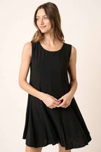 H30284-GODET DETAIL WIDE LEG ROMPER