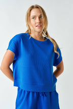 Luxe Sand Wash Rib Classic Tee Set