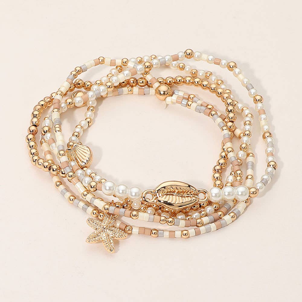 Starfish Multi Layered Bracelets