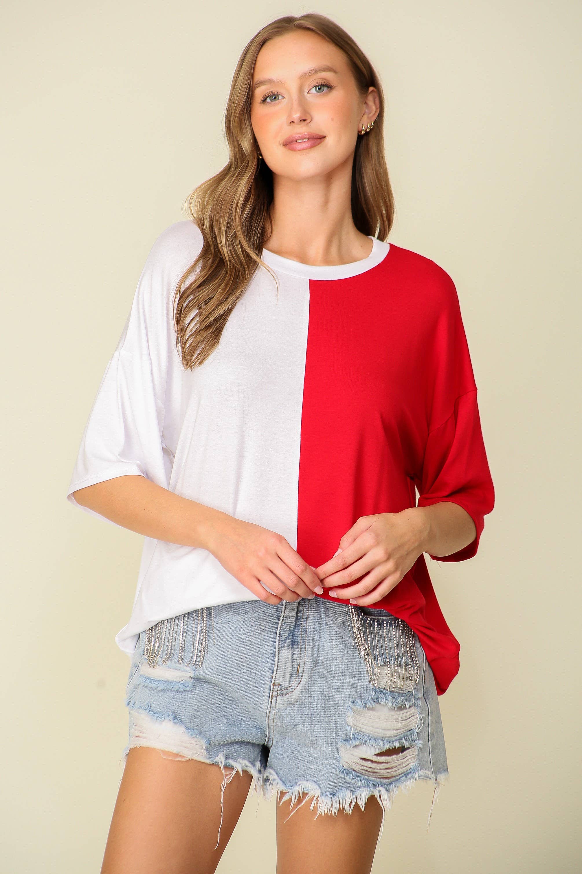 Game Day Multi Color Knit Top 3