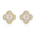 Clover Halo Stud Earrings | 40E520