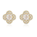 Clover Halo Stud Earrings | 40E520