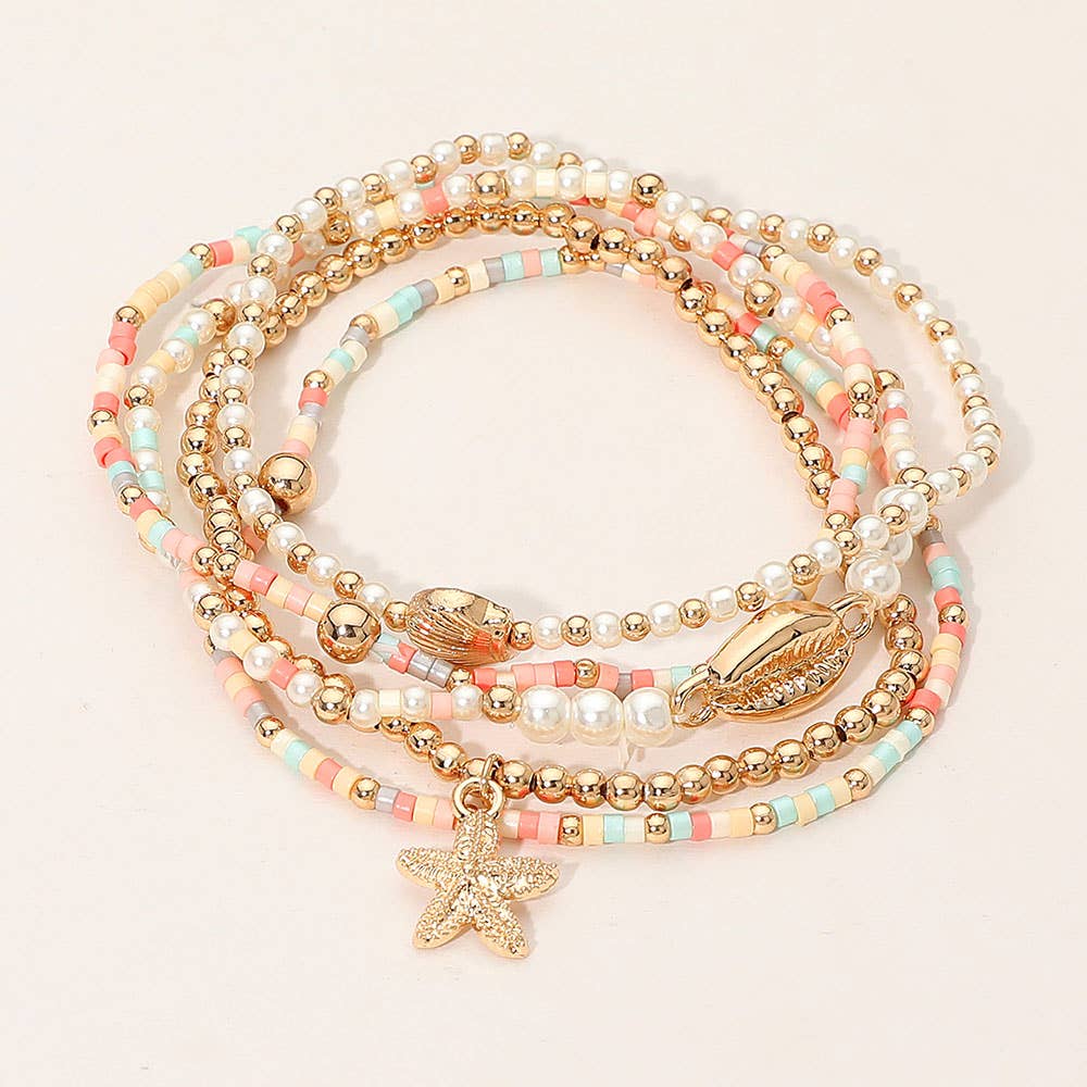 Starfish Multi Layered Bracelets