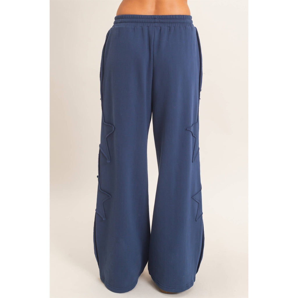 French Terry Star Patch Sweatpants