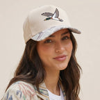 Flying Mallard Embroidered Camo Brim Trucker Hat