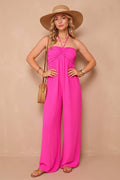 Beach Summer Day Airlflow Halter Jumpsuit