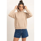 Long Sleeve Hoodie With Kangaroo Pocket