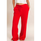 Brushed Waffle Drawstring Pants