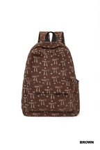 Coquette Bow Corduroy Backpack