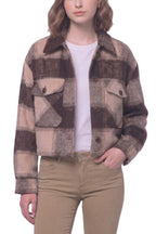 Plaid Cropped Shacket