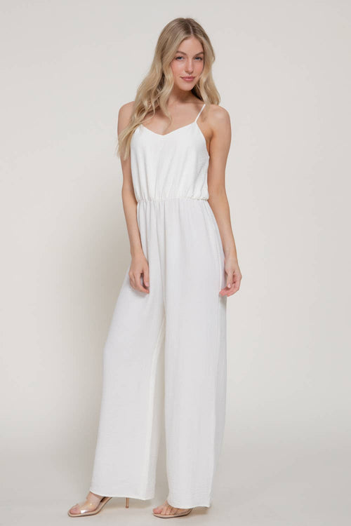 0415 Washed Woven Cami Jumpsuit SI-24579