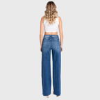 P1058W-DM HIGH RISE COMFORT STRETCH WIDE LEG JEANS