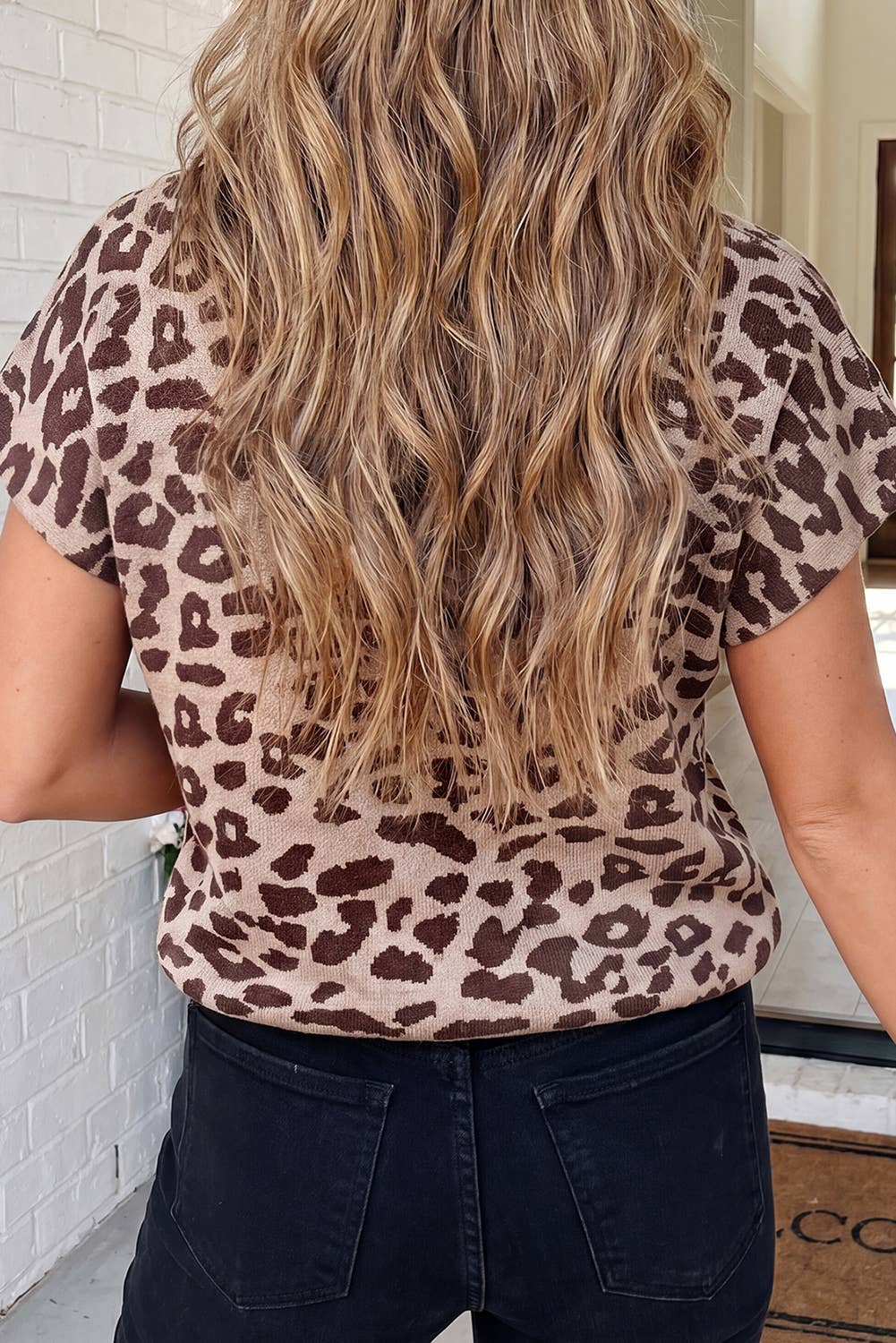 LAS Western Lightweight Leopard Dolman Sweater (S-XL)