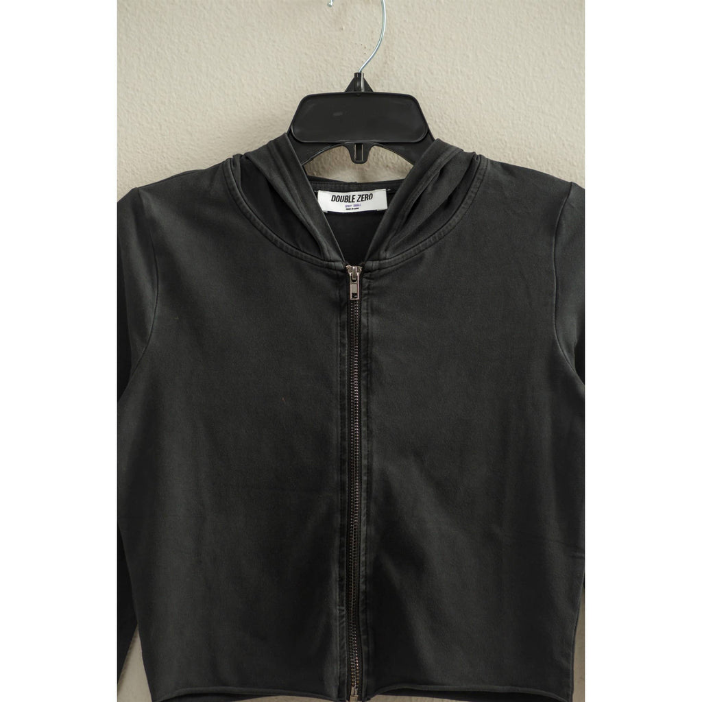 Zip Up Cropped Hoodie