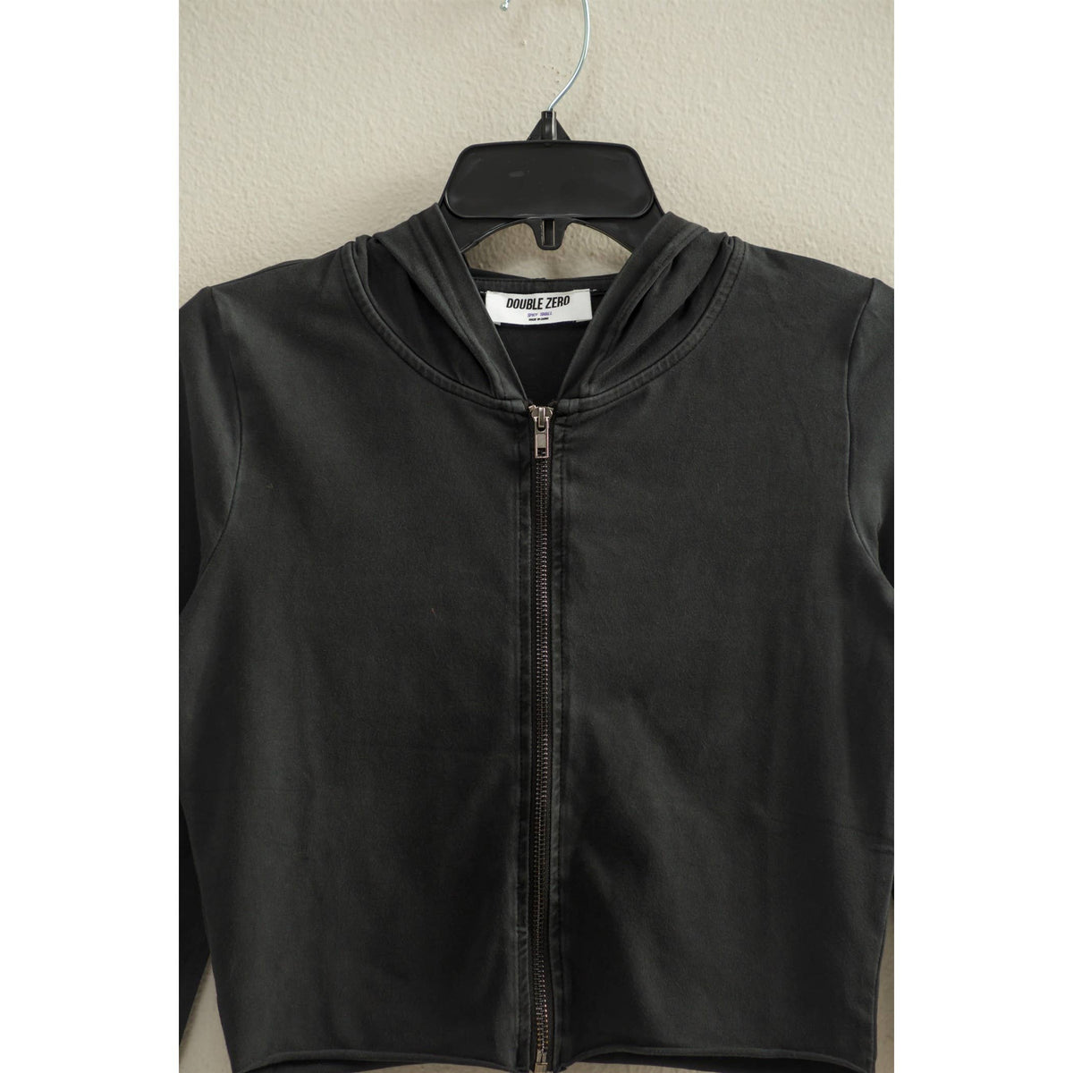 Zip Up Cropped Hoodie