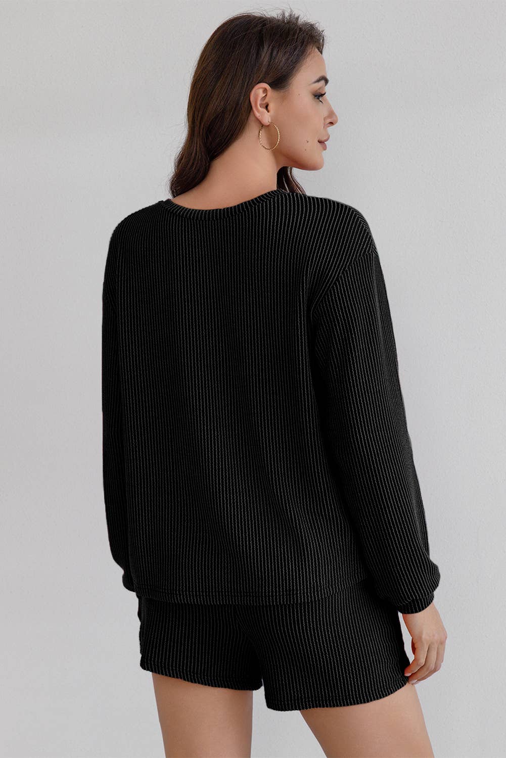 Kinsey Long Sleeve Top Shorts Set