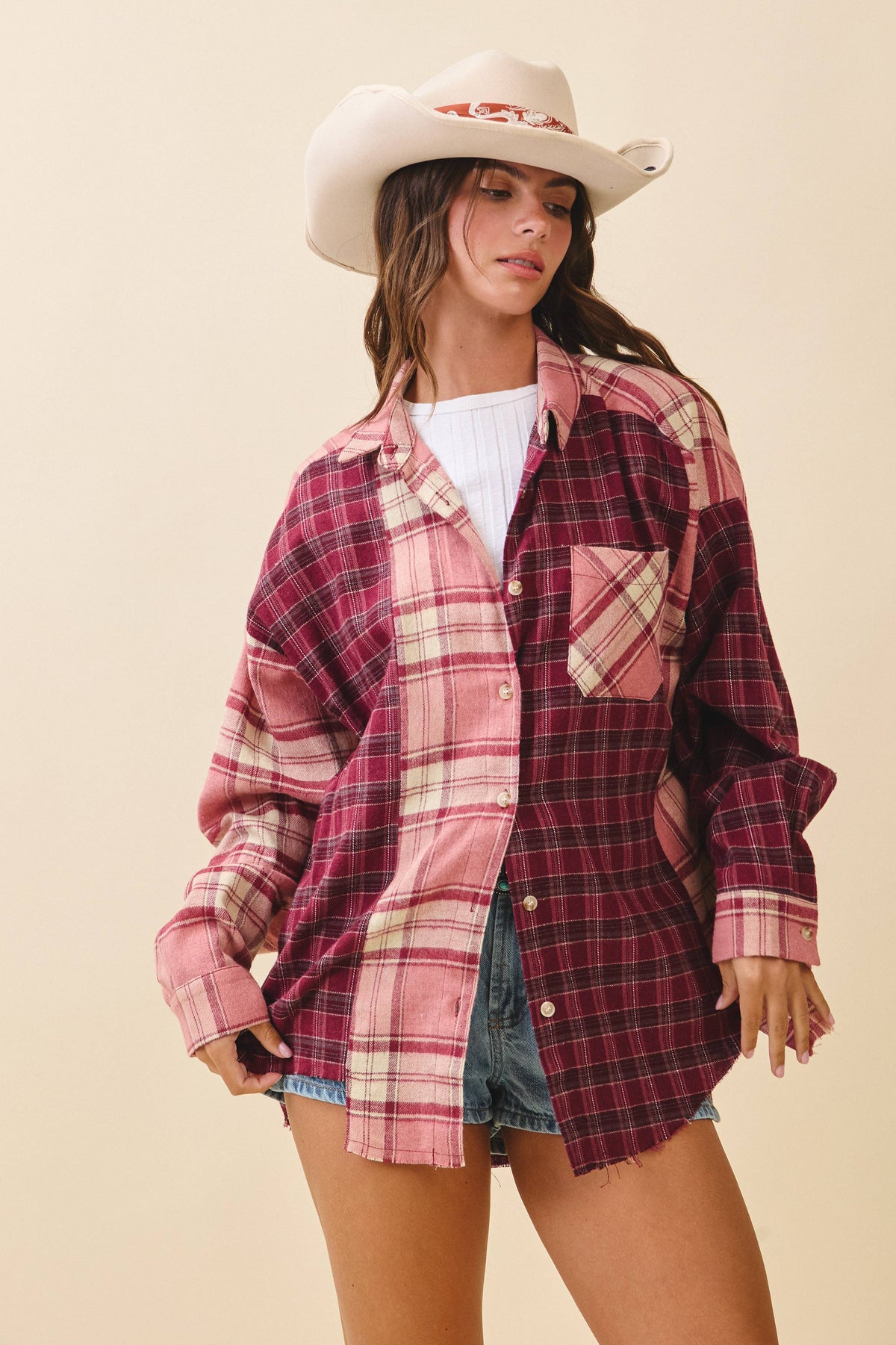 8376EN Kambrie Plaid Flannel Shirt