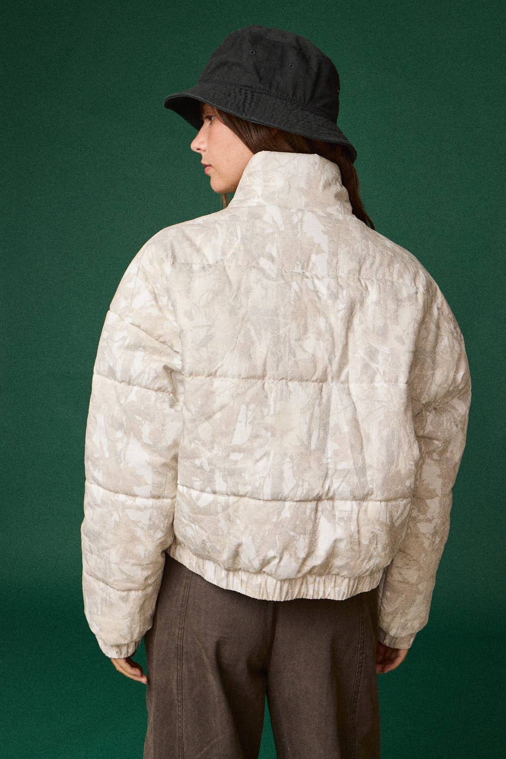 PJ16891-3 - CAMO QUILTED PUFFER JACKET