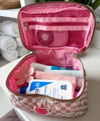Quilted Western Makeup Bag  | Cowgirl Cosmetic Bag Fabric 