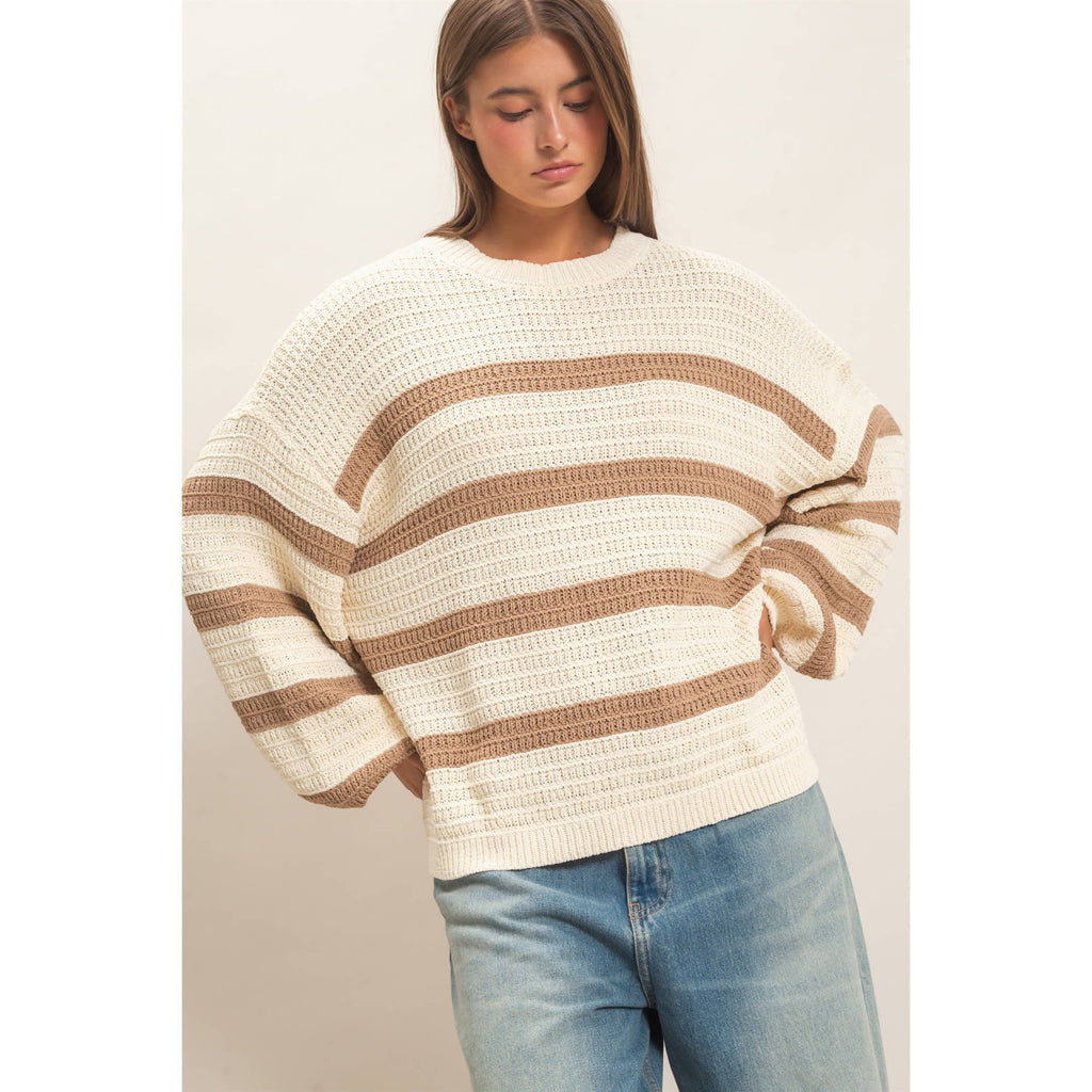 Striped Oversized Sweater
