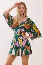 Vibrant Green Romper