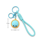 12PCS - Cute Bao Bun Dumpling Stress Relief Fidget Clicker Bag Charm Keychains