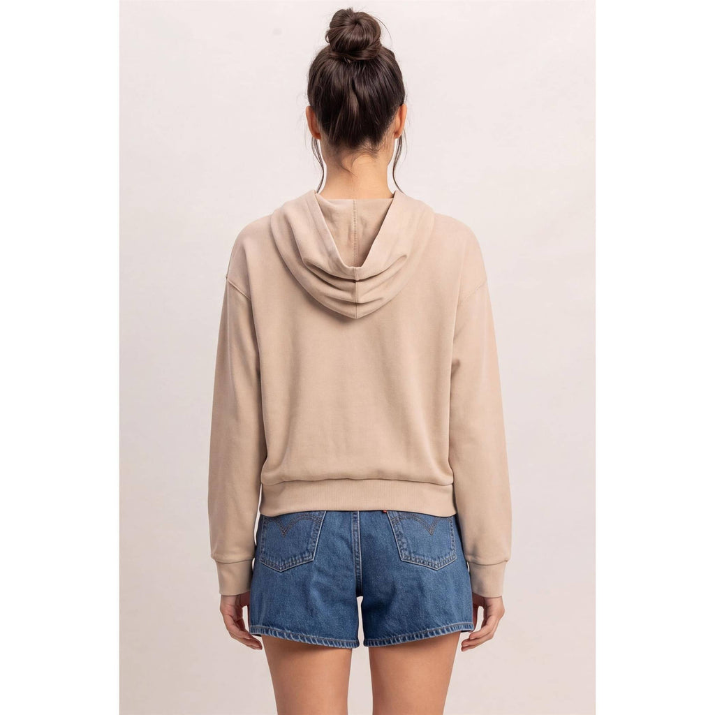 Long Sleeve Hoodie With Kangaroo Pocket