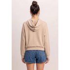 Long Sleeve Hoodie With Kangaroo Pocket