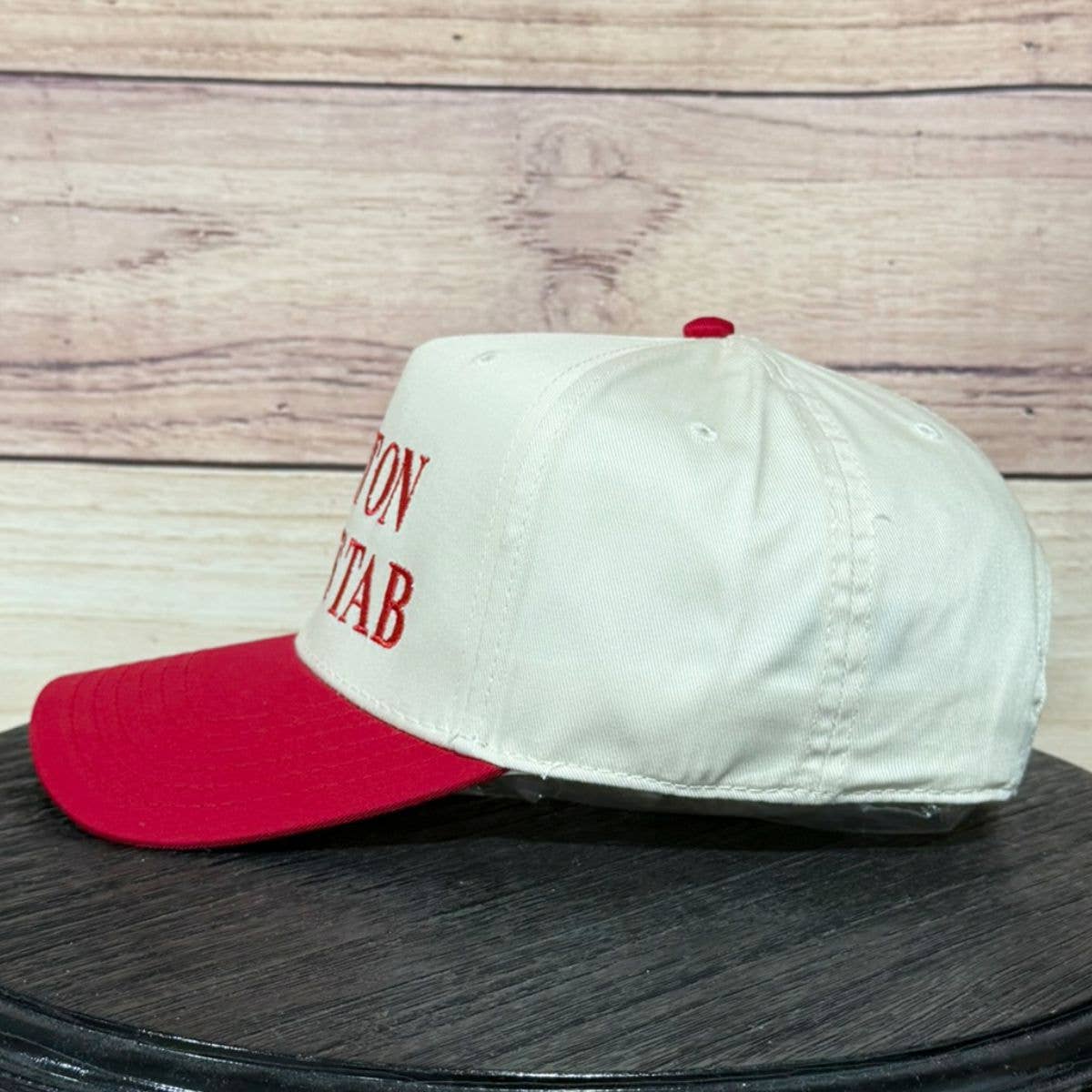 Put It On Santa's Tab Embroidered Trucker Hat