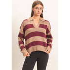 Rugby Stripe Polo Sweater