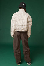 PJ16891-3 - CAMO QUILTED PUFFER JACKET