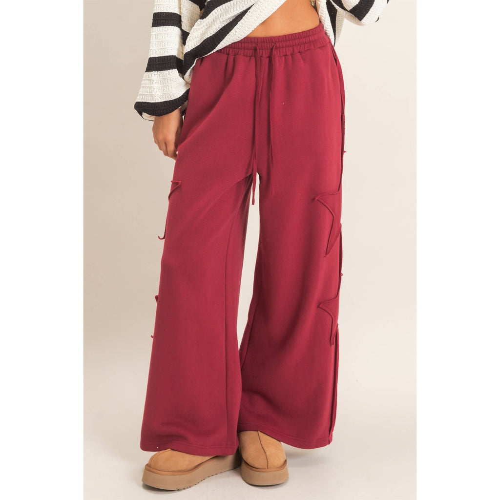 French Terry Star Patch Sweatpants