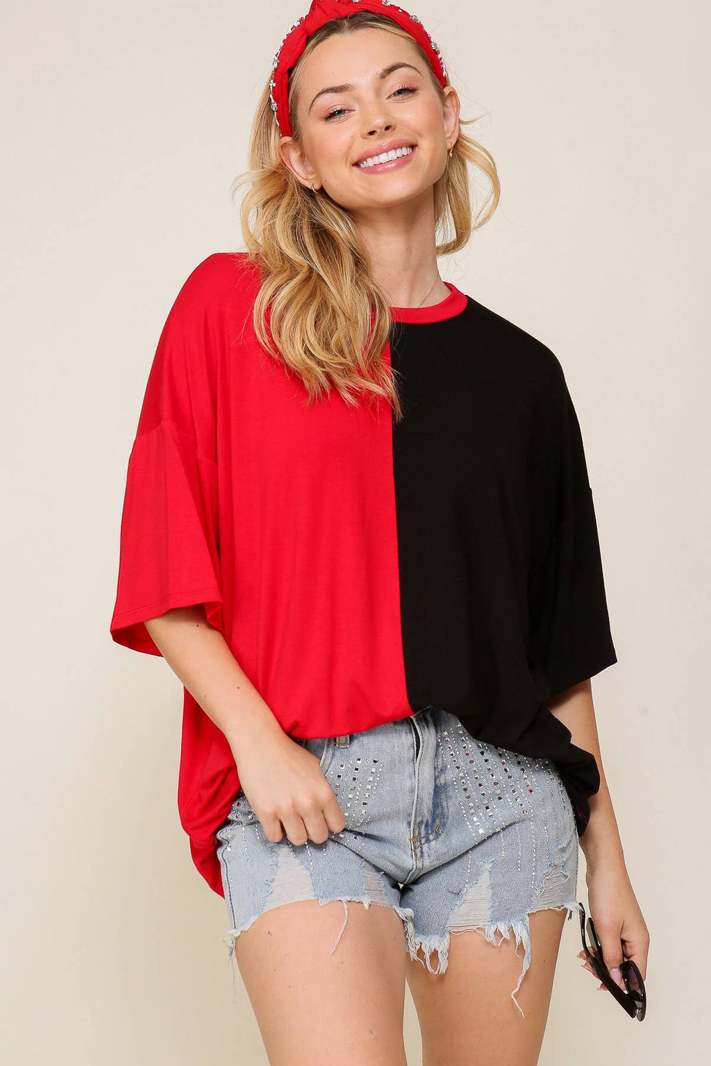 Game Day Multi Color Knit Top 3