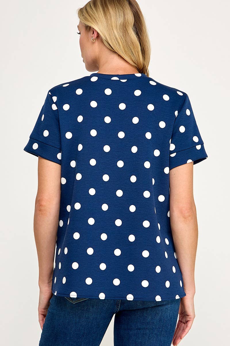 Luxe Polka Dot T Shirt